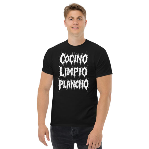 Camiseta Cocino. Limpio. Plancho. – Death Metal Edition - Imagen 2