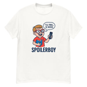 Camiseta SPOILERBOY – el que siempre te arruina el final