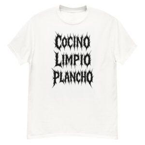 Camiseta Cocino. Limpio. Plancho. – Death Metal Edition