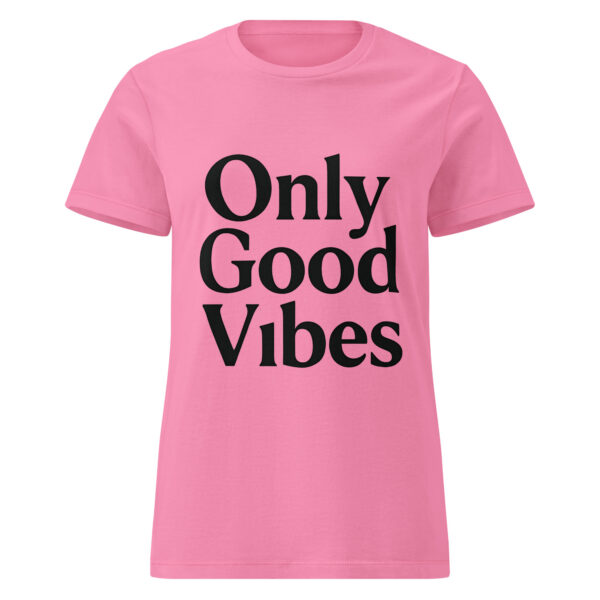 Camiseta mujer Only Good Vibes – minimalismo con actitud positiva - Imagen 14