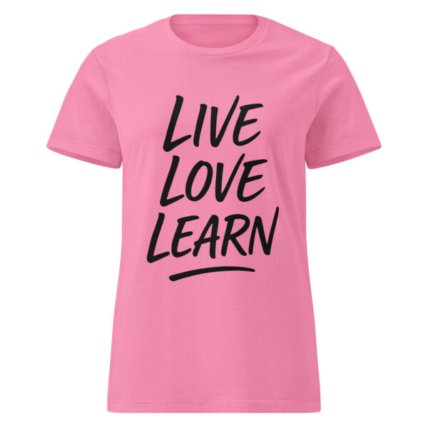 Camiseta LIVE LOVE LEARN – actitud, corazón y evolución - Imagen 7