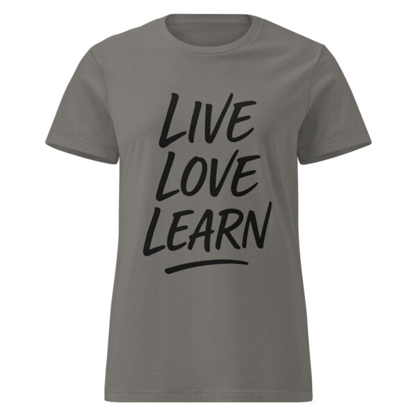 Camiseta LIVE LOVE LEARN – actitud, corazón y evolución - Imagen 5