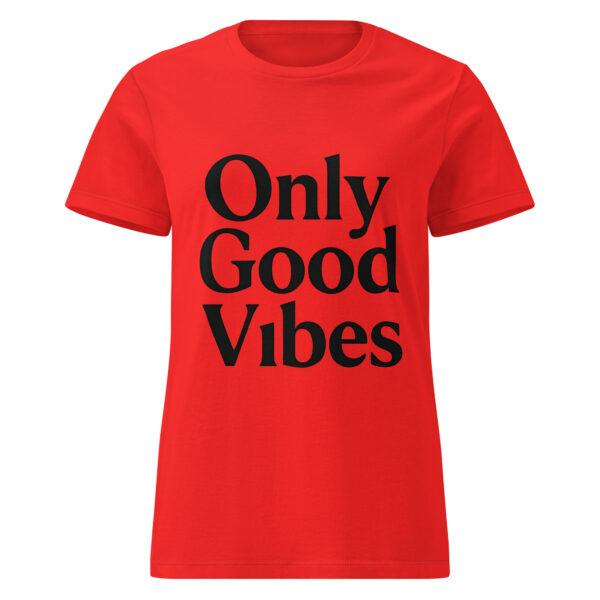 Camiseta mujer Only Good Vibes – minimalismo con actitud positiva - Imagen 9