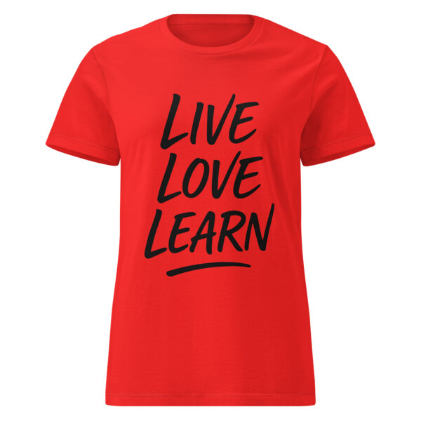 Camiseta LIVE LOVE LEARN – actitud, corazón y evolución - Imagen 2