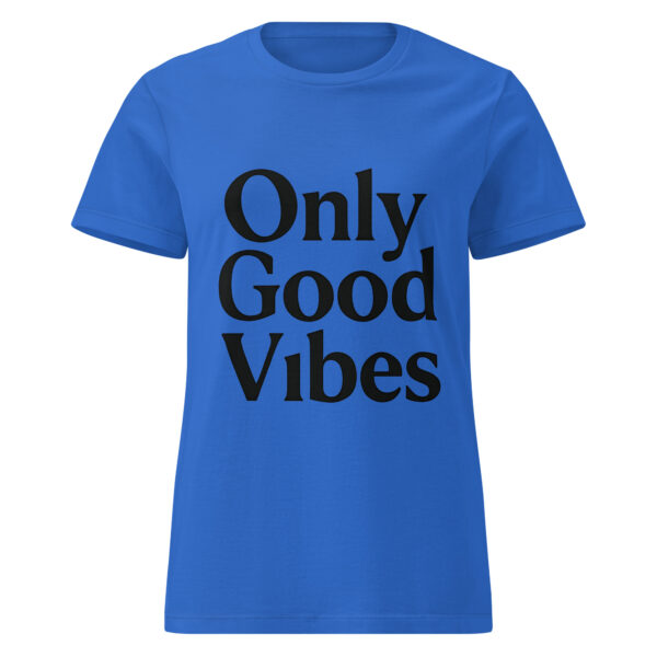 Camiseta mujer Only Good Vibes – minimalismo con actitud positiva - Imagen 10